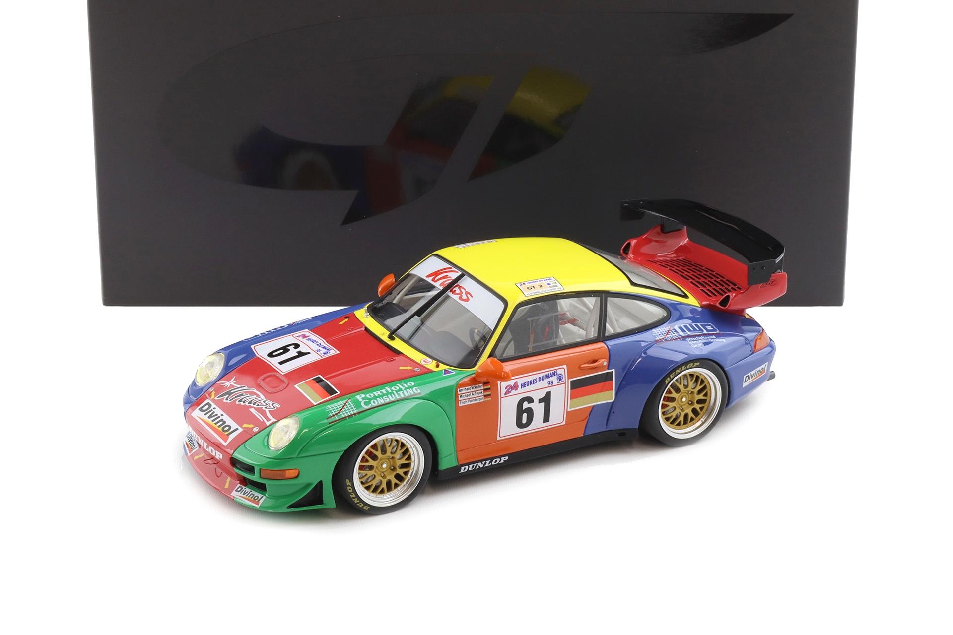 ID 112771 orig 1.jpg 1:18 GT Spirit GT754 Porsche 911 993 Le Mans 1998 #61 Müller/ Trunk
