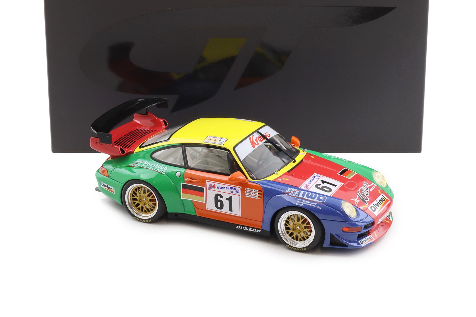 1:18 GT Spirit GT754 Porsche 911 993 Le Mans 1998 #61 Müller/ Trunk