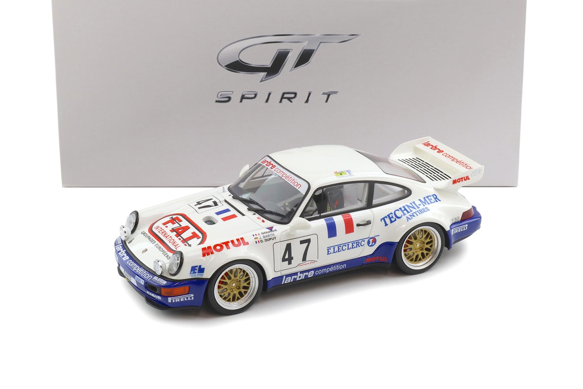 1:18 GT Spirit ZM082 Porsche 911 964 RSR #47 Le Mans 1993 Gouhier/ Barth