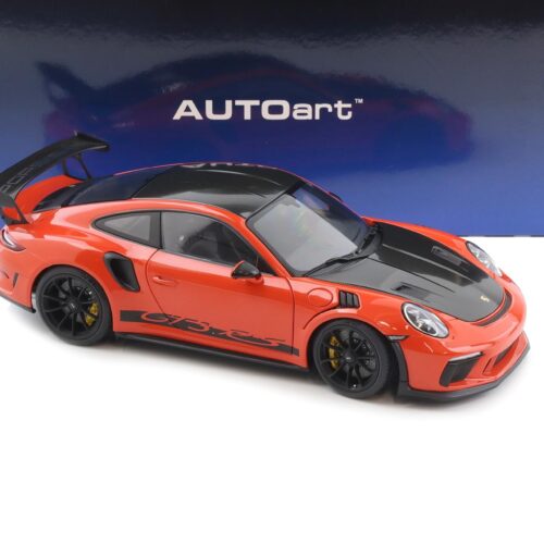 1:18 AUTOart Porsche 911 991.2 GT3 RS Weissach Package Lava orange 78177