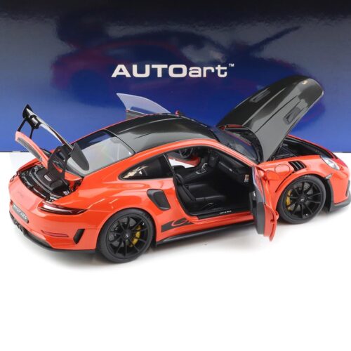 1:18 AUTOart Porsche 911 991.2 GT3 RS Weissach Package Lava orange 78177