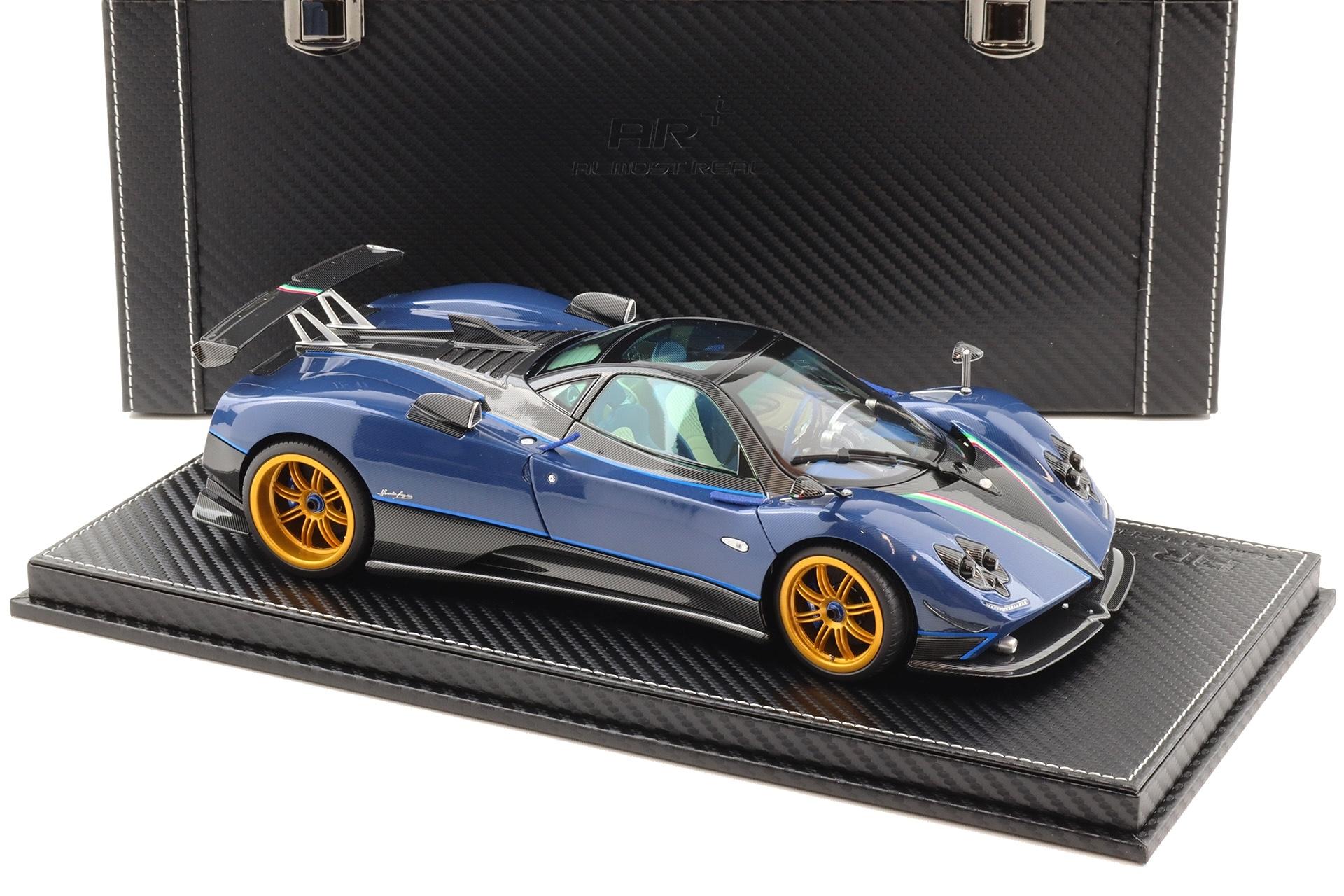 1:18 BBR Almost Real Pagani Zonda Tricolore Diecast full open Special Pack with Showcase
