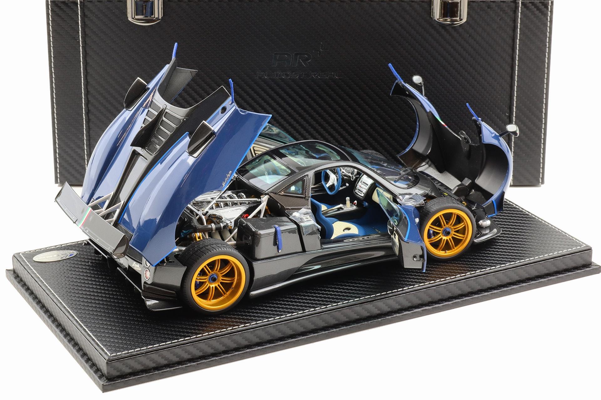 1:18 BBR Almost Real Pagani Zonda Tricolore Diecast full open Special Pack with Showcase