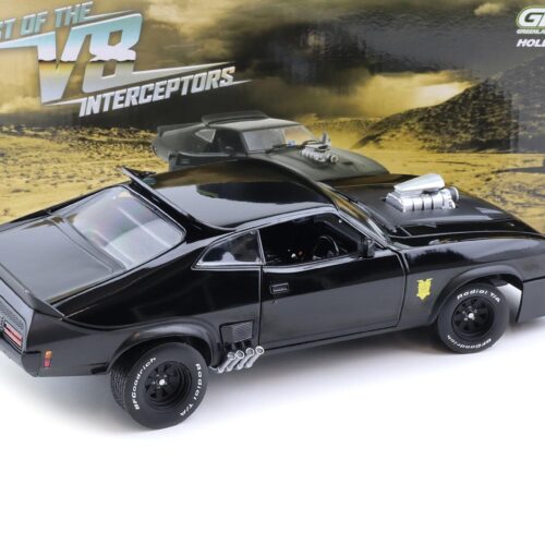 1:18 Greenlight 1973 Ford Falcon XB Last of the V8 Intercopters black Mad Max