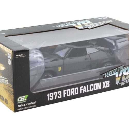 1:18 Greenlight 1973 Ford Falcon XB Last of the V8 Intercopters black Mad Max