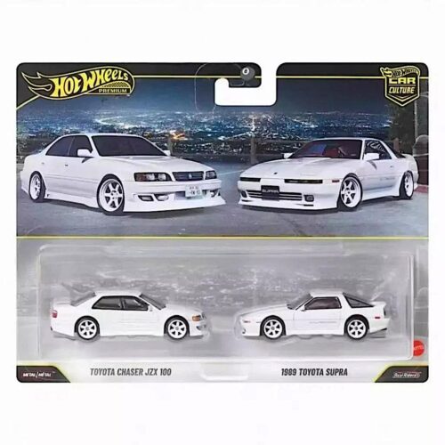 1:64 Hot Wheels 2026 Premium 2-Pack 979W Toyota Chaser JZX 100 + Toyota Supra