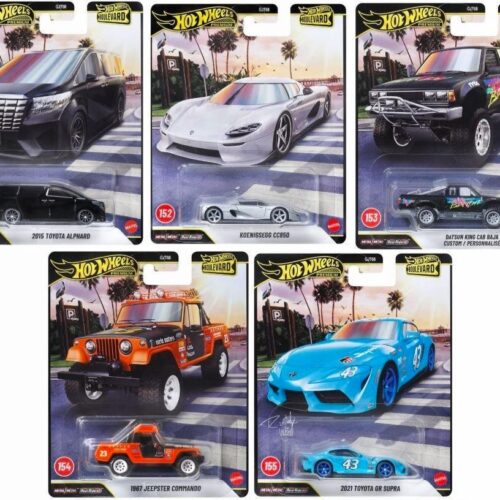 1:64 Hot Wheels Boulevard Series 2026 Car Culture Premium Pack 5 pcs. 978H Toyota, Jeep