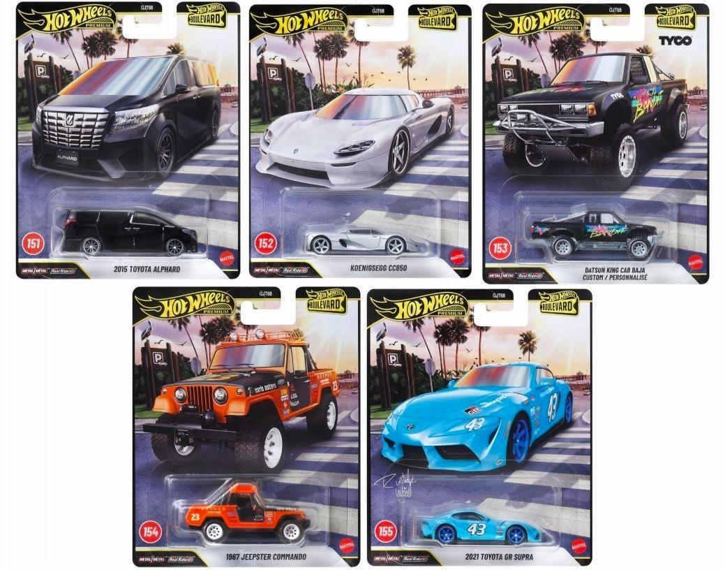 1:64 Hot Wheels Boulevard Series 2026 Car Culture Premium Pack 5 pcs. 978H Toyota, Jeep