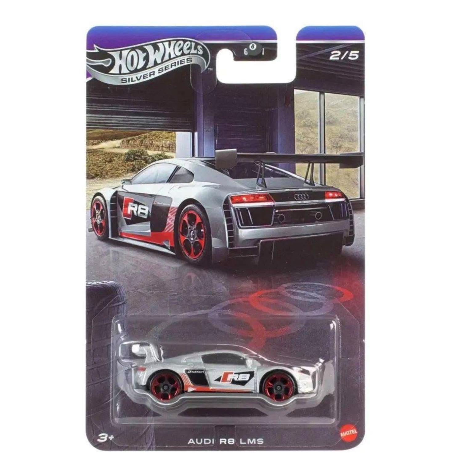 1:64 Hot Wheels 2026 Silver Series Audi Sport JKY16 Audi R8 LMS