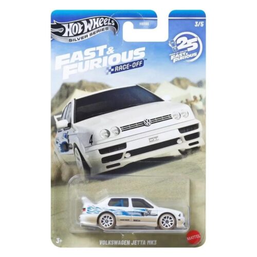 1:64 Hot Wheels 2026 Silver Series Fast & Furious Race-Off JKX17 VW Jetta MK3