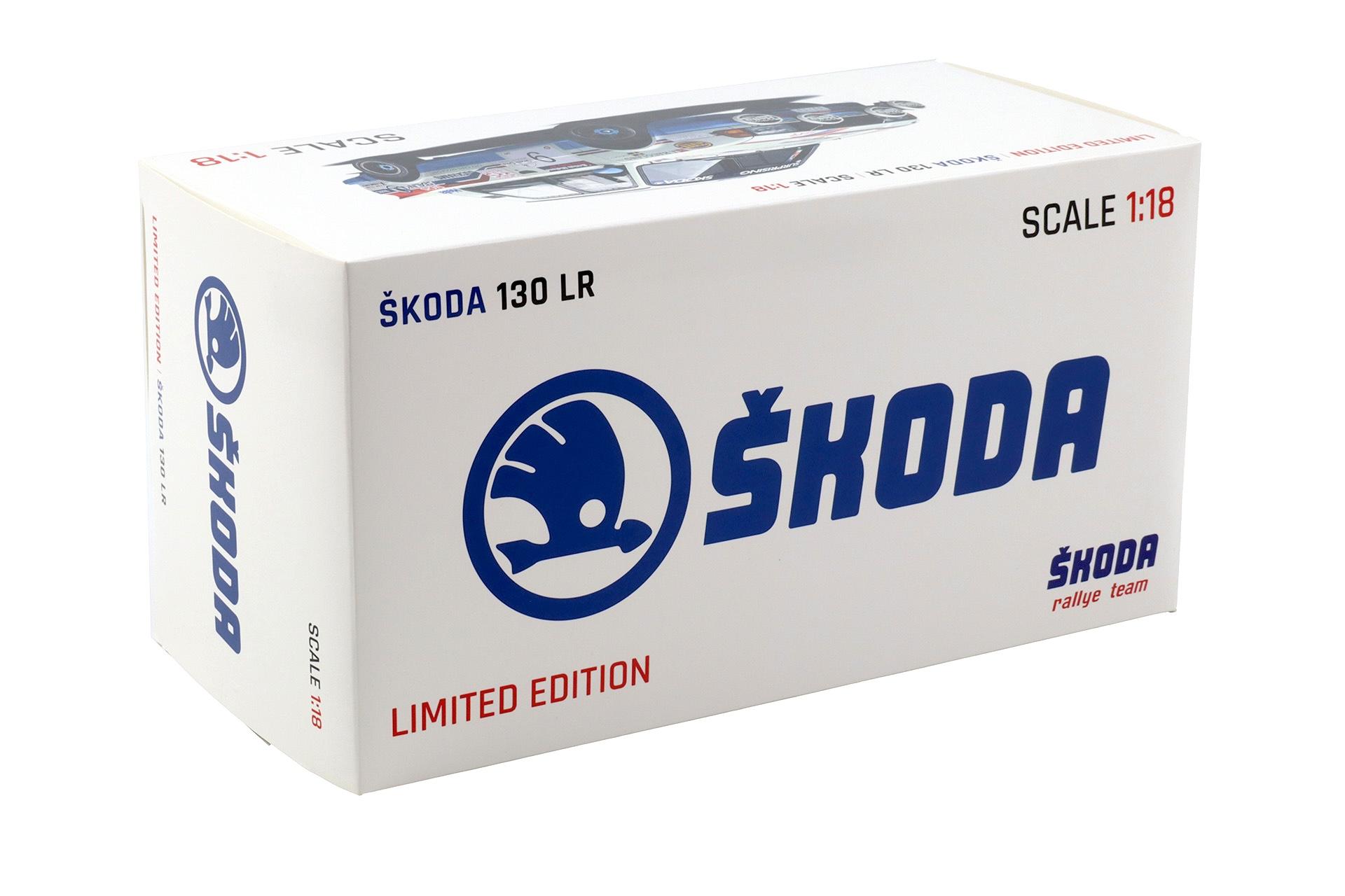 1:18 FOX18 Skonda 130 LR Plain Body Version white