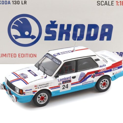 1:18 FOX18 Skonda 130 LR RAC Lombard Rally #24 Haugland/ Eckardt 1986