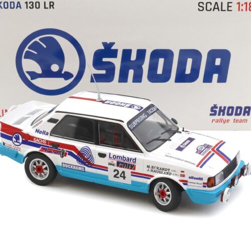 1:18 FOX18 Skonda 130 LR RAC Lombard Rally #24 Haugland/ Eckardt 1986