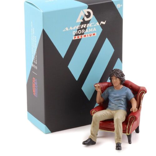1:18 American Diorama Figur RWB Legend Akira Nakai-San mit Sessel