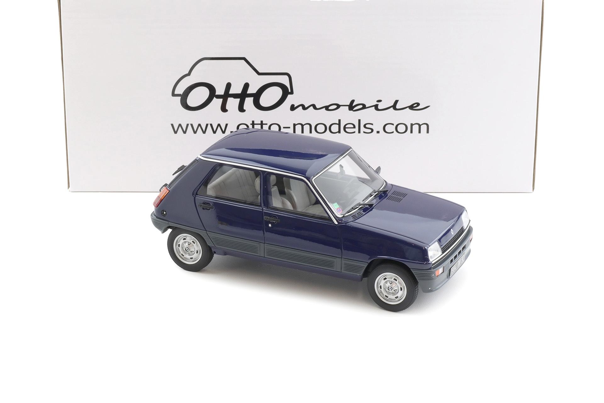 1:18 OTTO mobile OT1259 Renault 5 GTL blue Roi 1984