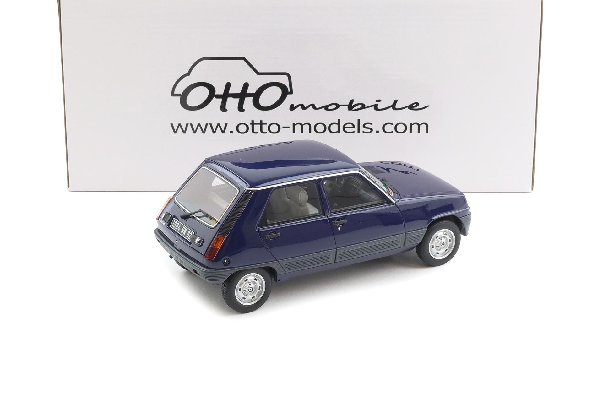 1:18 OTTO mobile OT1259 Renault 5 GTL blue Roi 1984