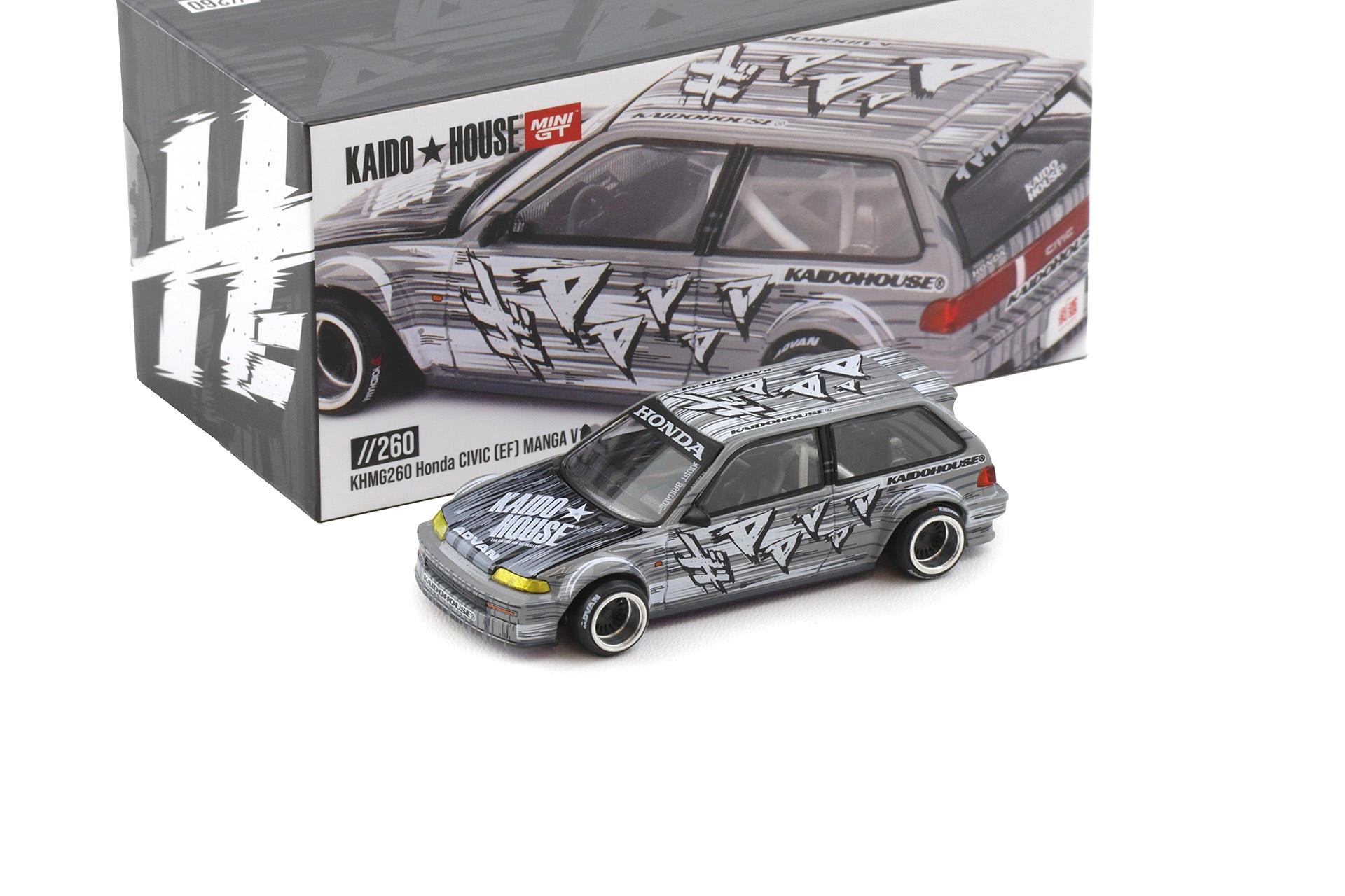 1:64 TSM Mini GT Kaido House Honda Civic EF Manga V1 1987