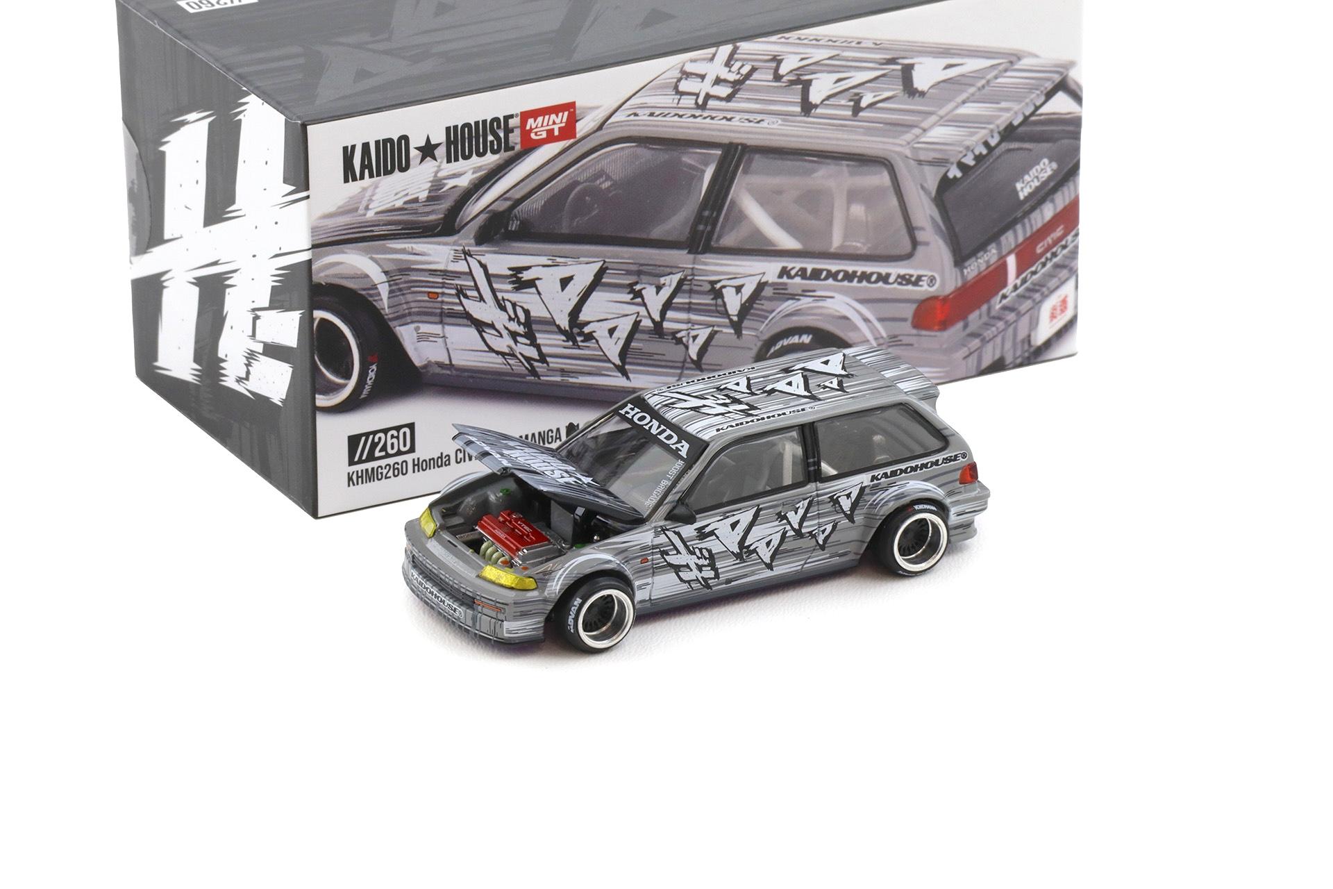 1:64 TSM Mini GT Kaido House Honda Civic EF Manga V1 1987