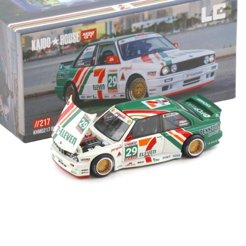 1:64 TSM Mini GT Kaido House BMW M3 E30 Kaido Works Larry Chen V1 7Eleven