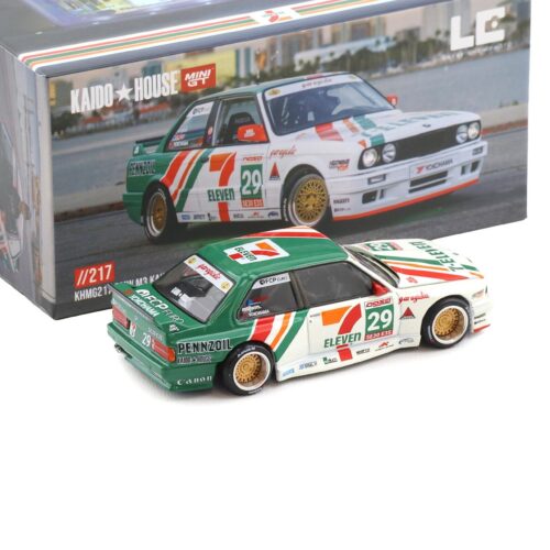 1:64 TSM Mini GT Kaido House BMW M3 E30 Kaido Works Larry Chen V1 7Eleven