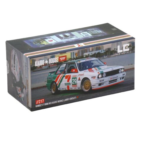 1:64 TSM Mini GT Kaido House BMW M3 E30 Kaido Works Larry Chen V1 7Eleven