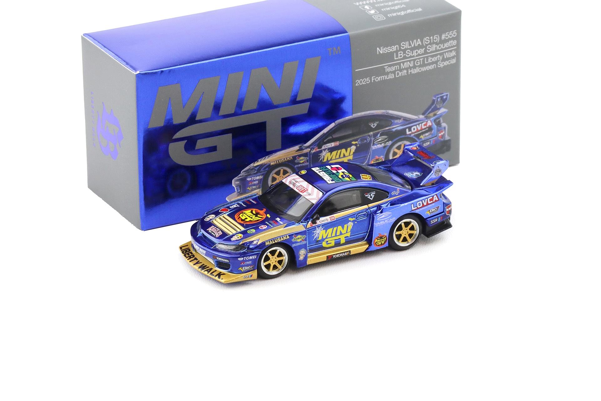 1:64 TSM Mini GT Nissan Silvia S15 LB-Super Silhouette Team Mini GT Liberty Walk 2025