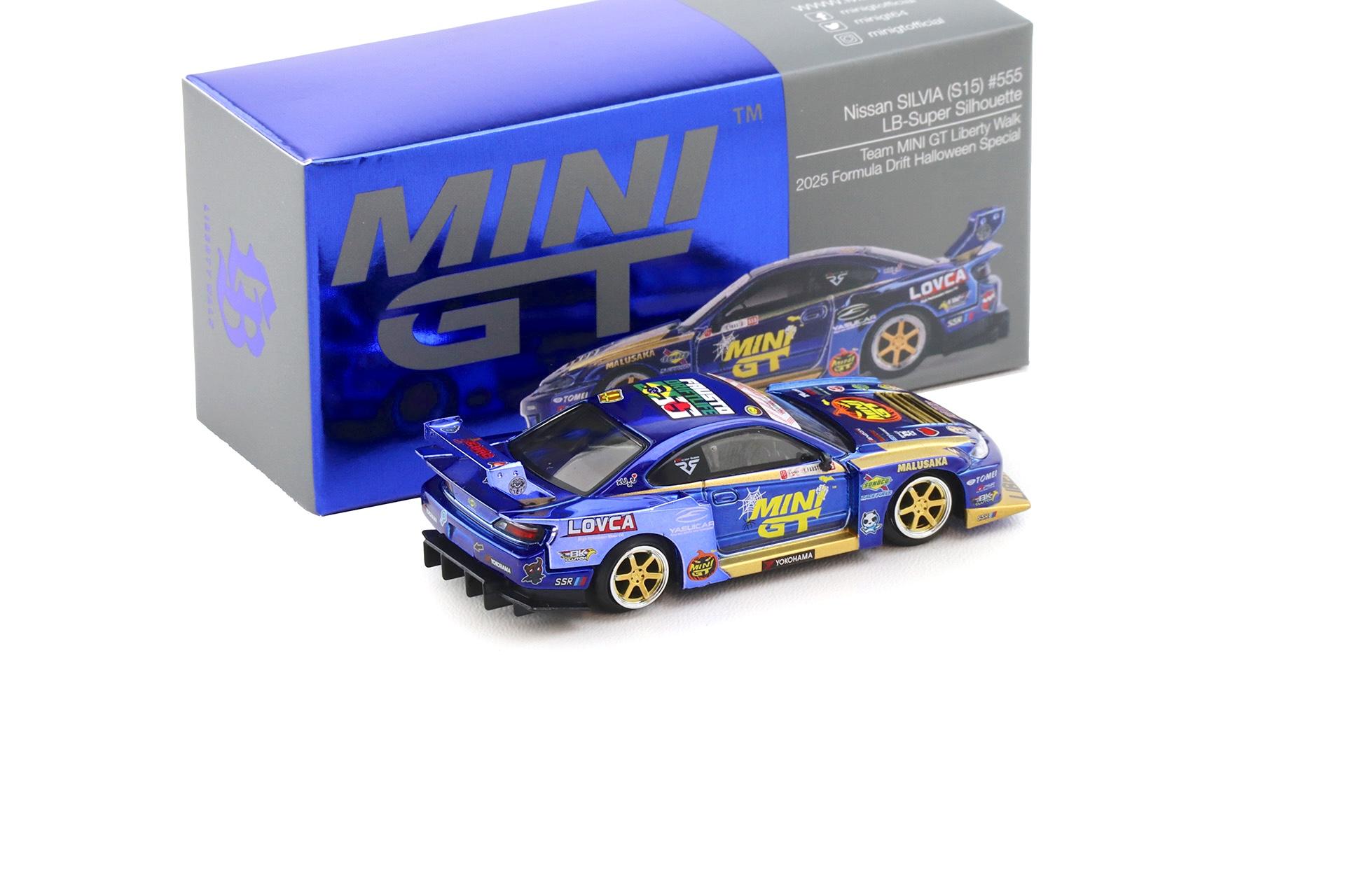1:64 TSM Mini GT Nissan Silvia S15 LB-Super Silhouette Team Mini GT Liberty Walk 2025