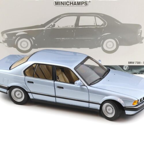 1:18 Minichamps BMW 730i E32 Limousine 1986 light blue metallic