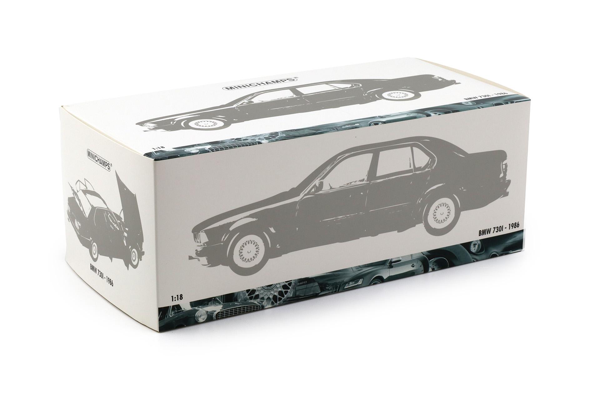1:18 Minichamps BMW 730i E32 Limousine 1986 dark red metallic