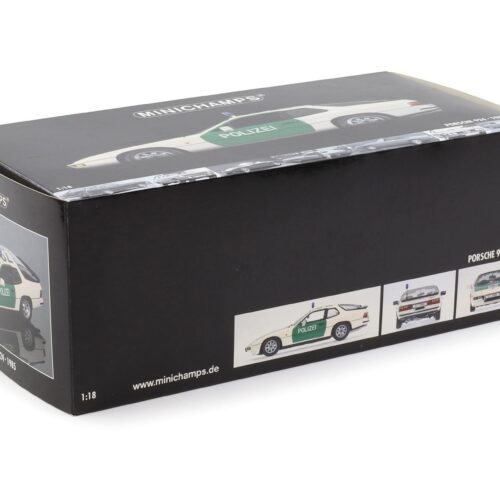 1:18 Minichamps Porsche 924 Polizei Autobahnpolizei Düsseldorf 1985