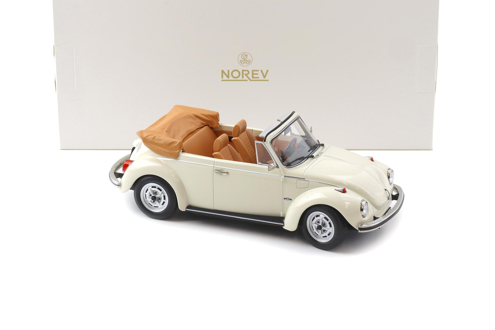 1:18 Norev VW Käfer 1303 Cabriolet 1973 Cream white