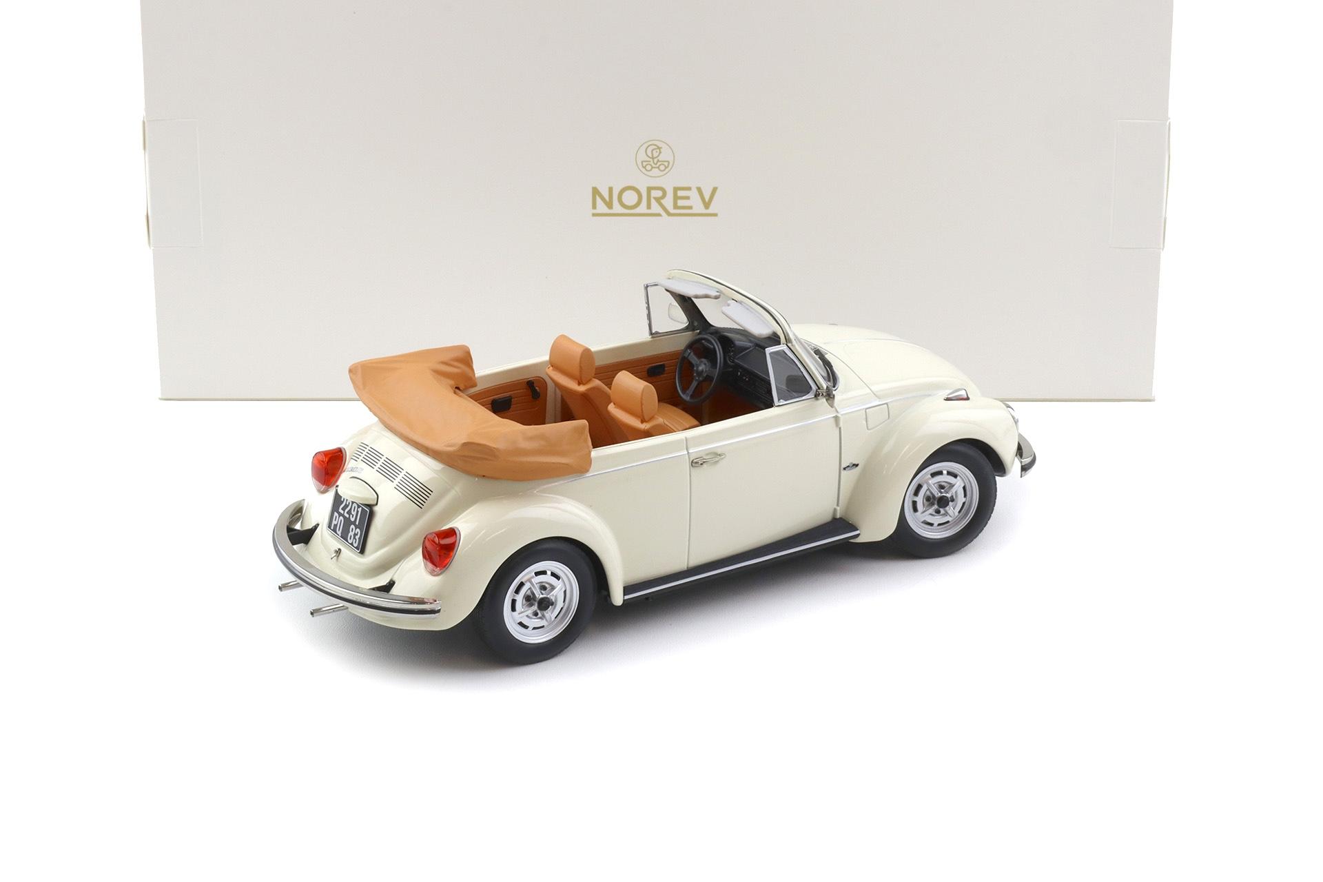 1:18 Norev VW Käfer 1303 Cabriolet 1973 Cream white