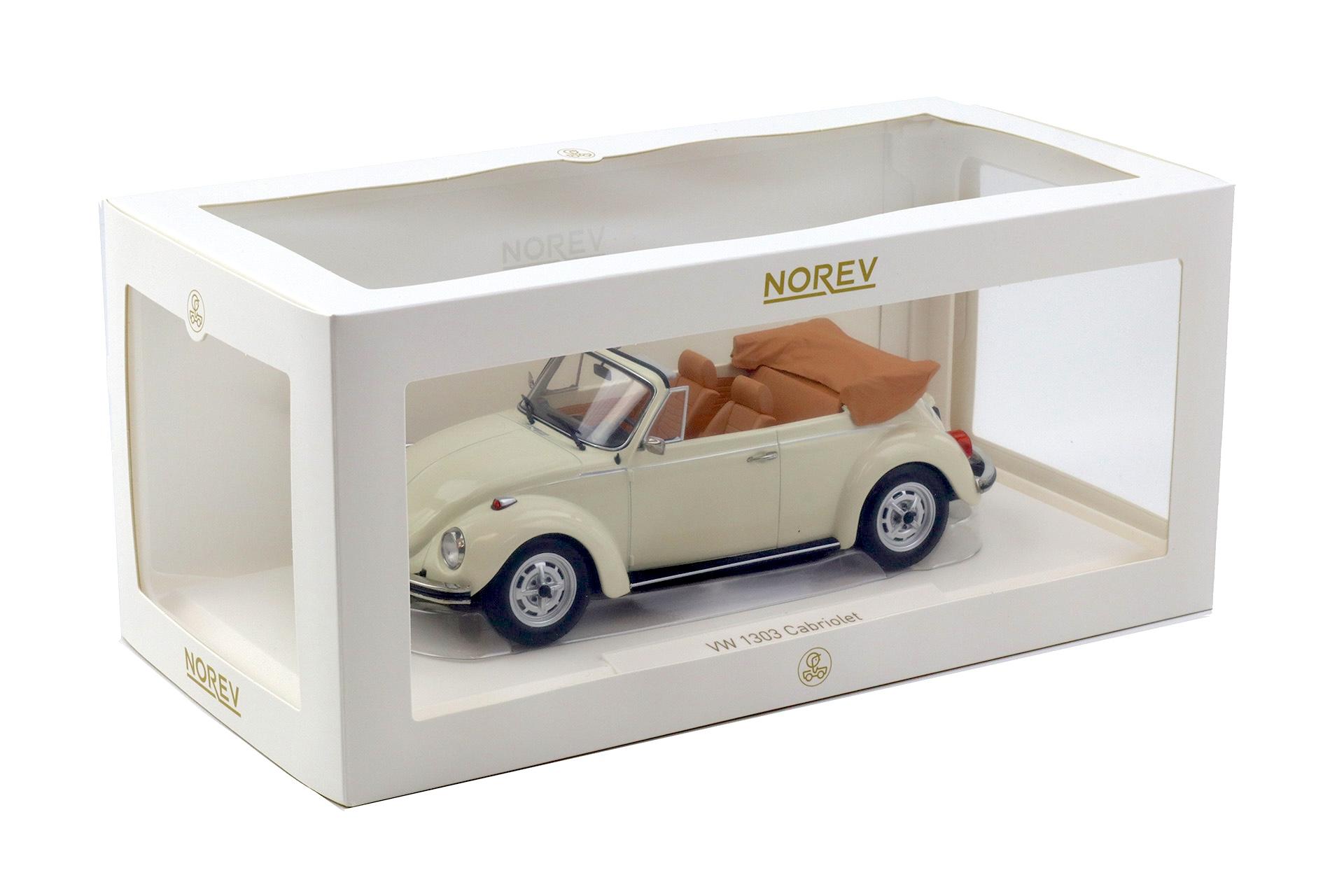 1:18 Norev VW Käfer 1303 Cabriolet 1973 Cream white