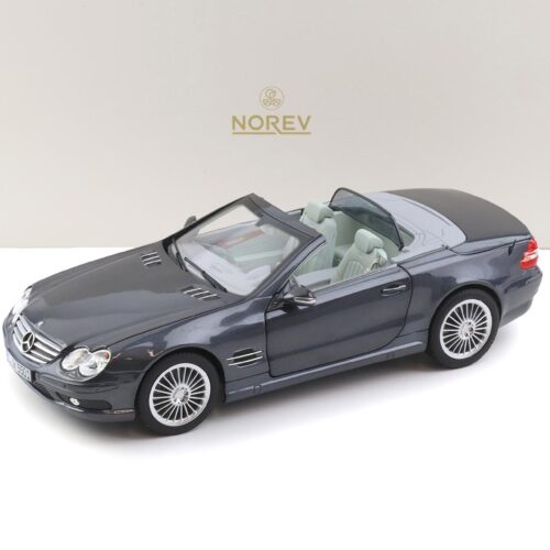1:18 Norev Mercedes SL 55 AMG Convertible 2003 Tectite grey metallic - Limited 200 pcs.