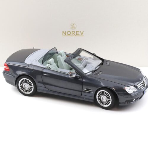 1:18 Norev Mercedes SL 55 AMG Convertible 2003 Tectite grey metallic - Limited 200 pcs.