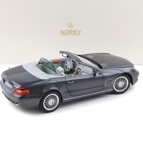 1:18 Norev Mercedes SL 55 AMG Convertible 2003 Tectite grey metallic - Limited 200 pcs.