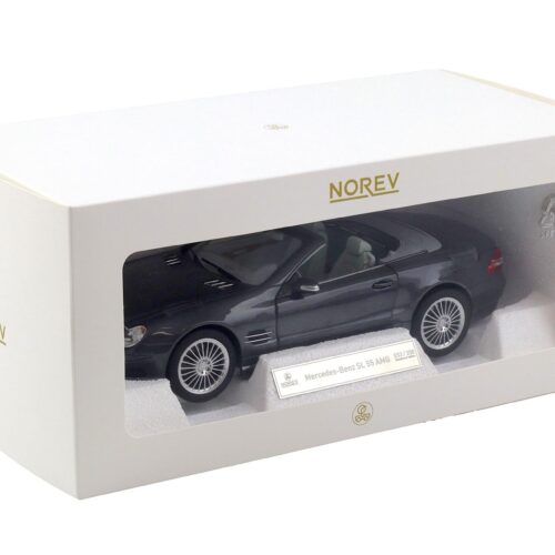 1:18 Norev Mercedes SL 55 AMG Convertible 2003 Tectite grey metallic - Limited 200 pcs.