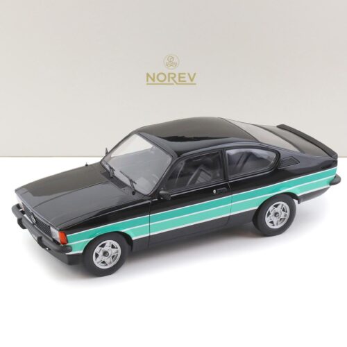 1:18 Norev Opel Kadett GT/E C-Coupe 1977 black/ green stripes - Limited 200 pcs.
