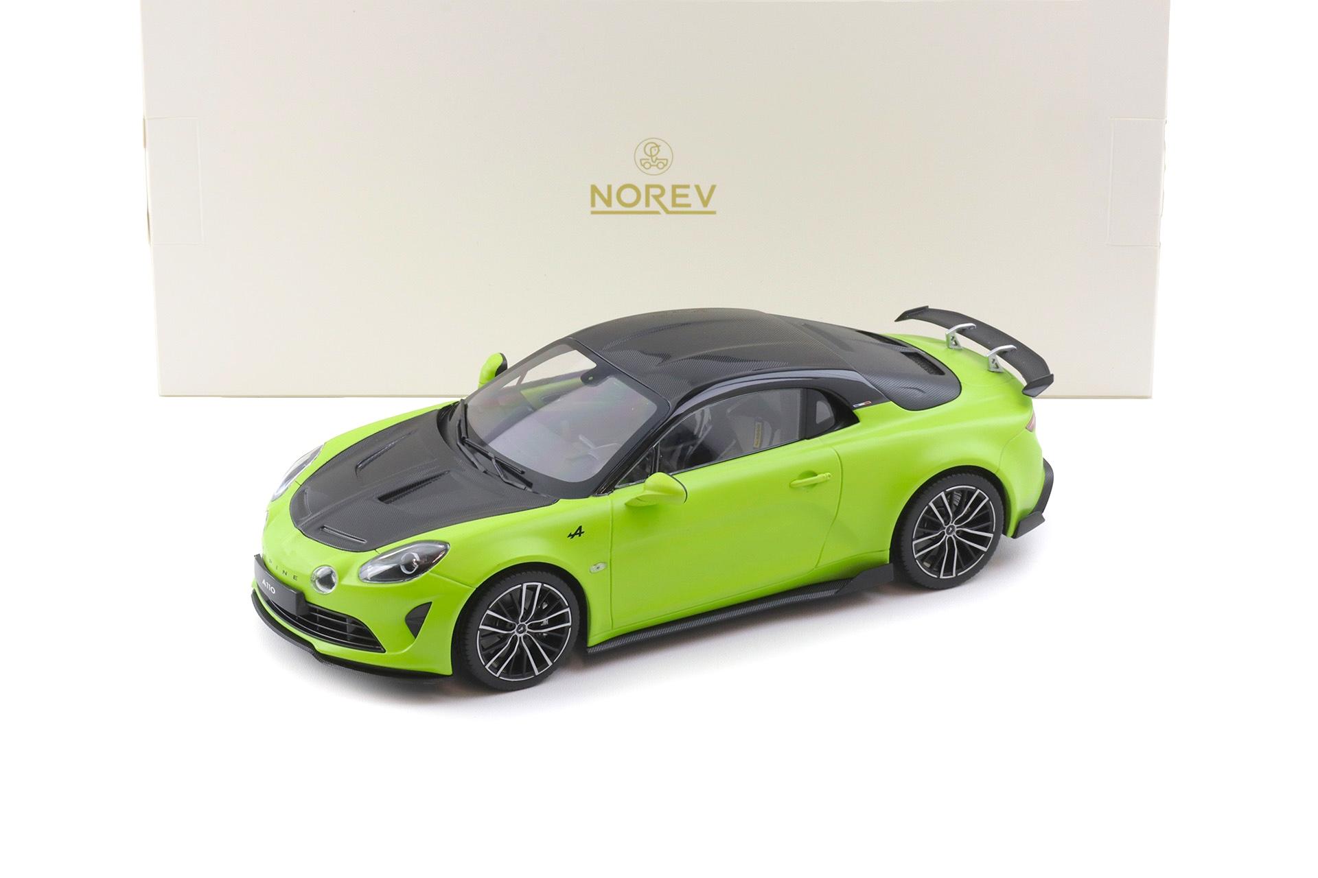 1:18 Norev Alpine A110 R Turini 2025 Matte Acide green matt - Limited 220 pcs.