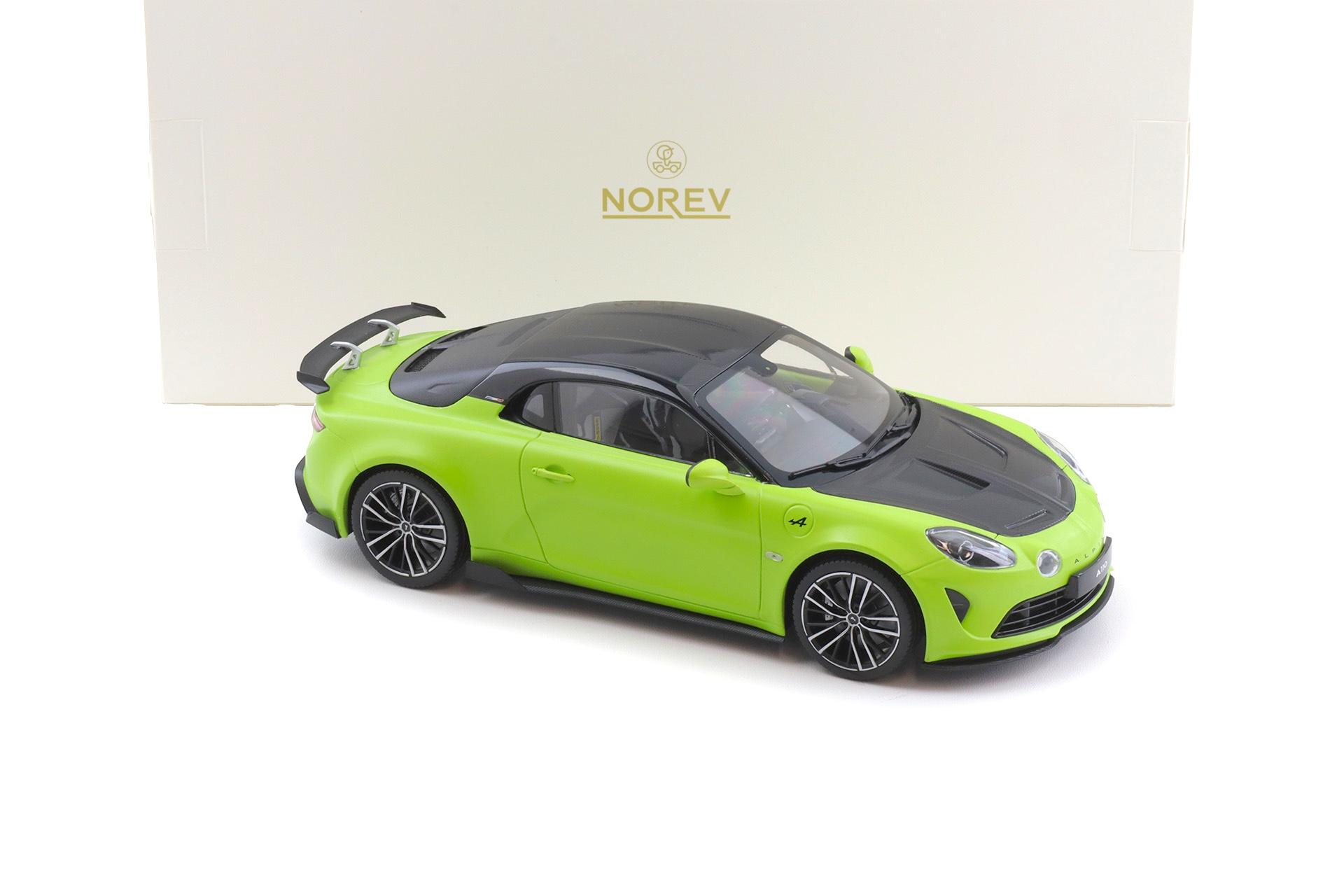 1:18 Norev Alpine A110 R Turini 2025 Matte Acide green matt - Limited 220 pcs.