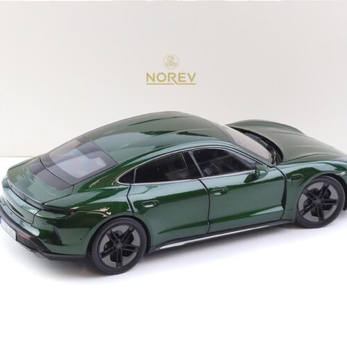 1:18 Norev Porsche Taycan Turbo S Oakgreen Neo 2024 - Limited 200 pcs.