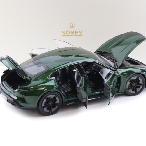 1:18 Norev Porsche Taycan Turbo S Oakgreen Neo 2024 - Limited 200 pcs.