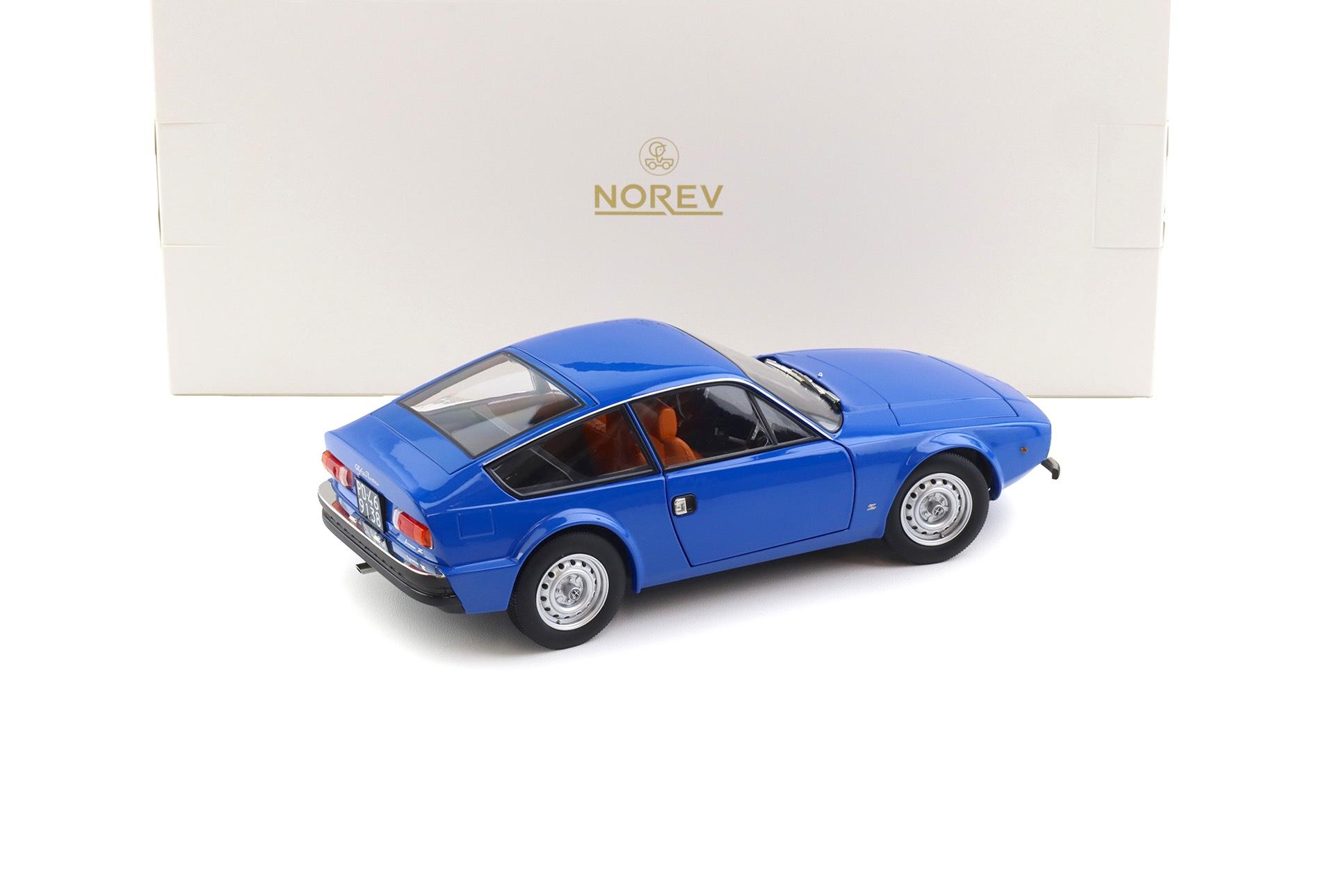1:18 Norev Alfa Romeo Junior Zagato 1969 Medium blue - Limited 1000 pcs.