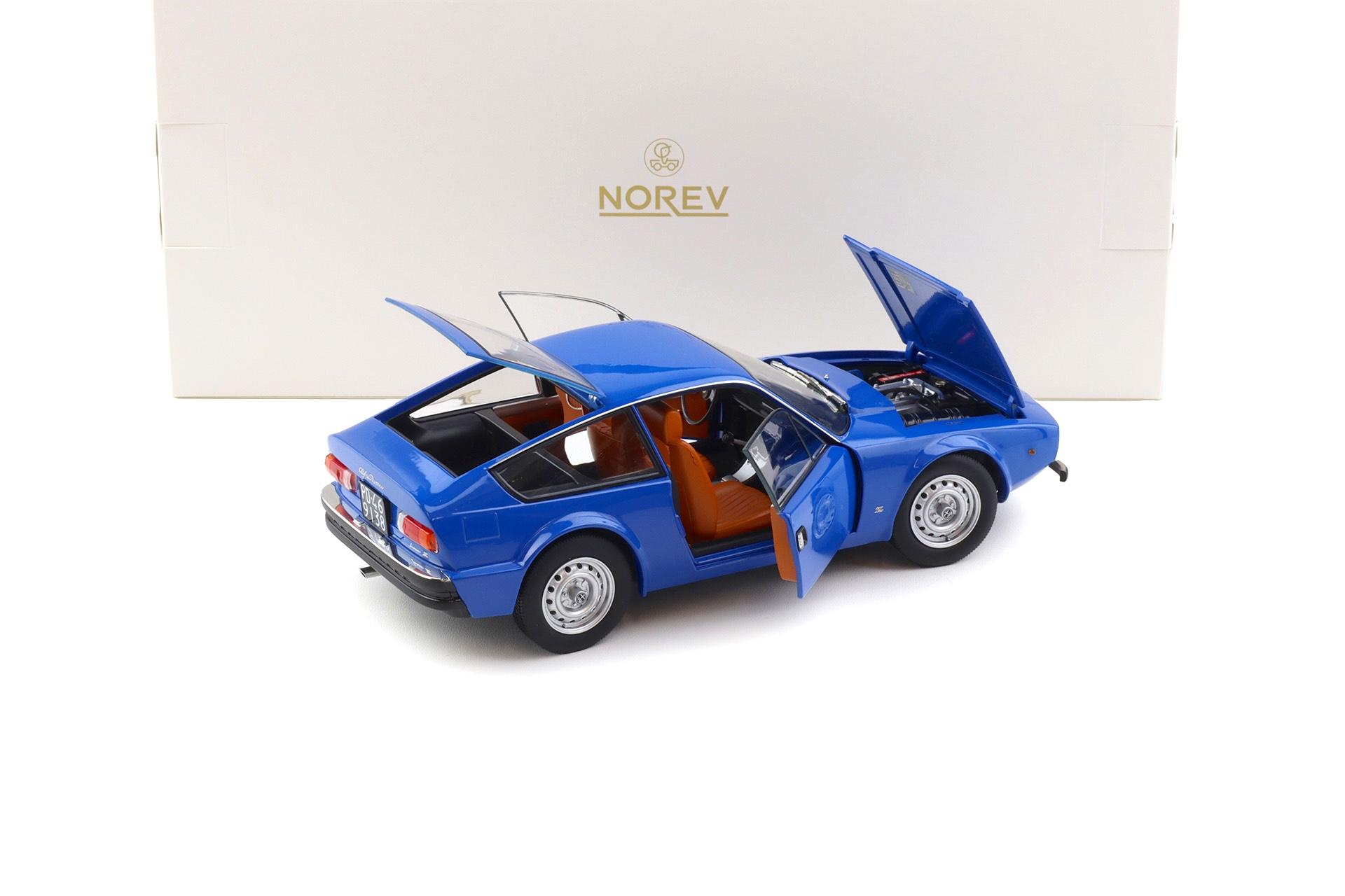 1:18 Norev Alfa Romeo Junior Zagato 1969 Medium blue - Limited 1000 pcs.