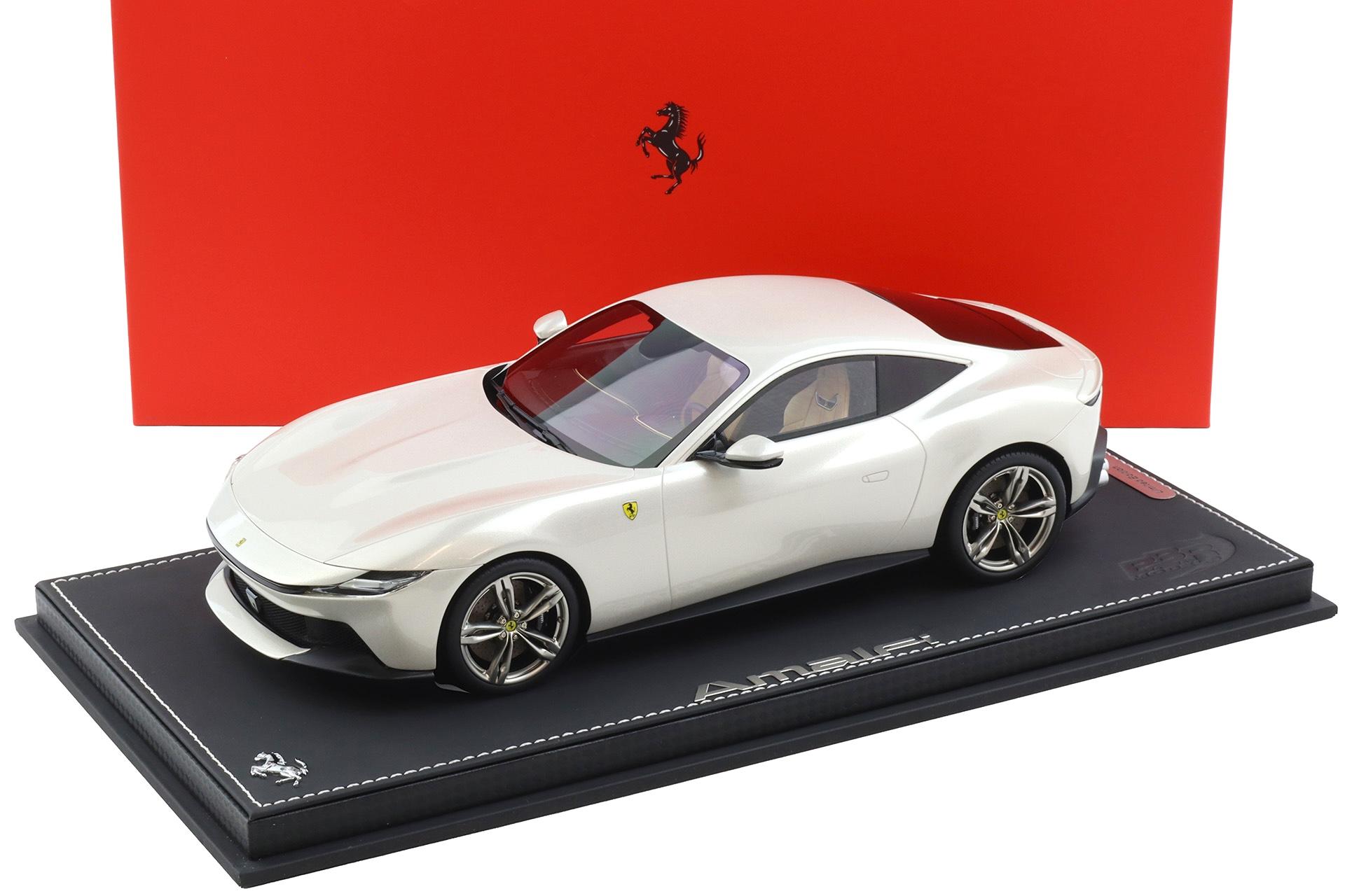 1:18 BBR Ferrari Amalfi Coupe 2025 Grigio Abu Dhabi - Limited 12 pcs.