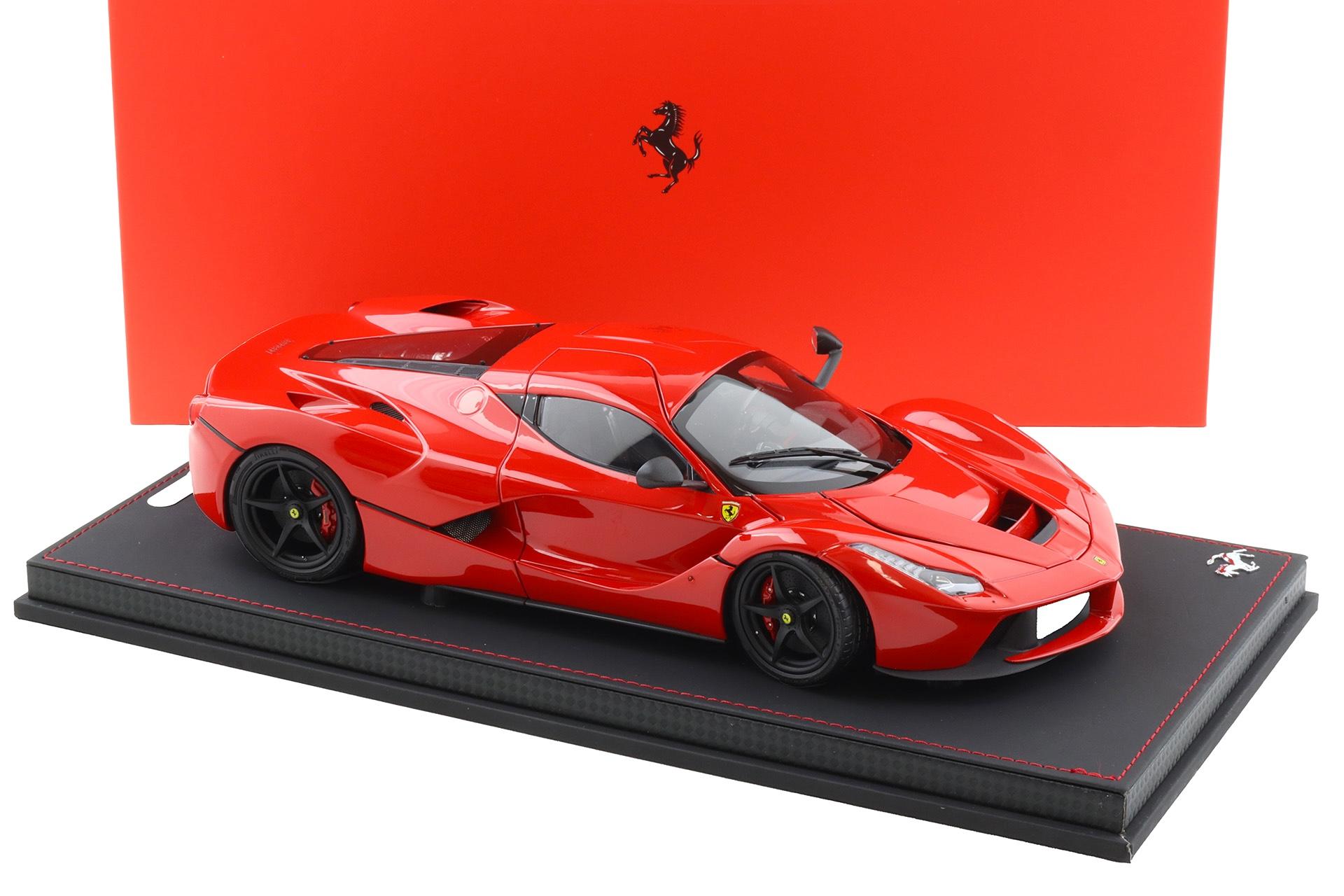 1:18 BBR Ferrari LaFerrari Rosso Corsa red/ black wheels Die-Cast - Limited 120 pcs.