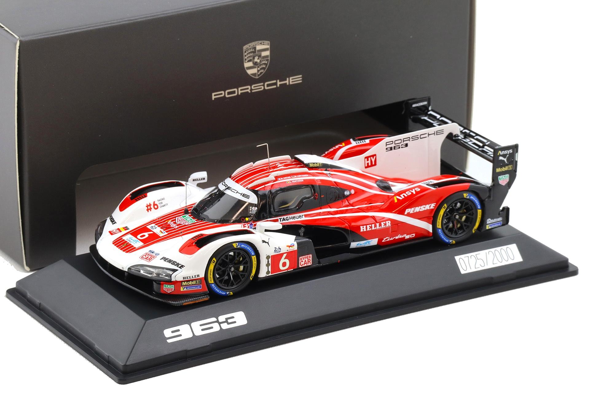 1:43 Spark Penske Porsche 963 #6 - 24h Le Mans 2024 Estre/ Lotterer WAP DEALER