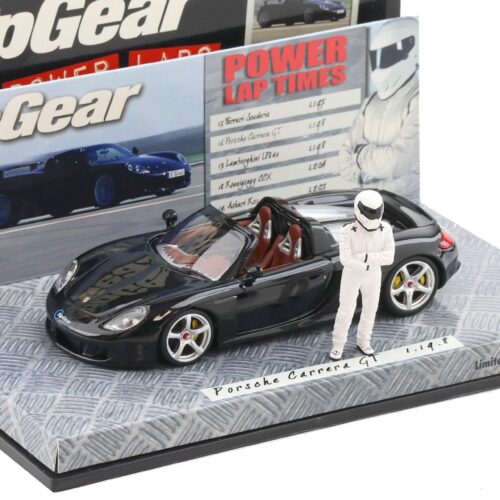 1:43 Minichamps Porsche Carrera GT black 2003 TOP Gear with figure