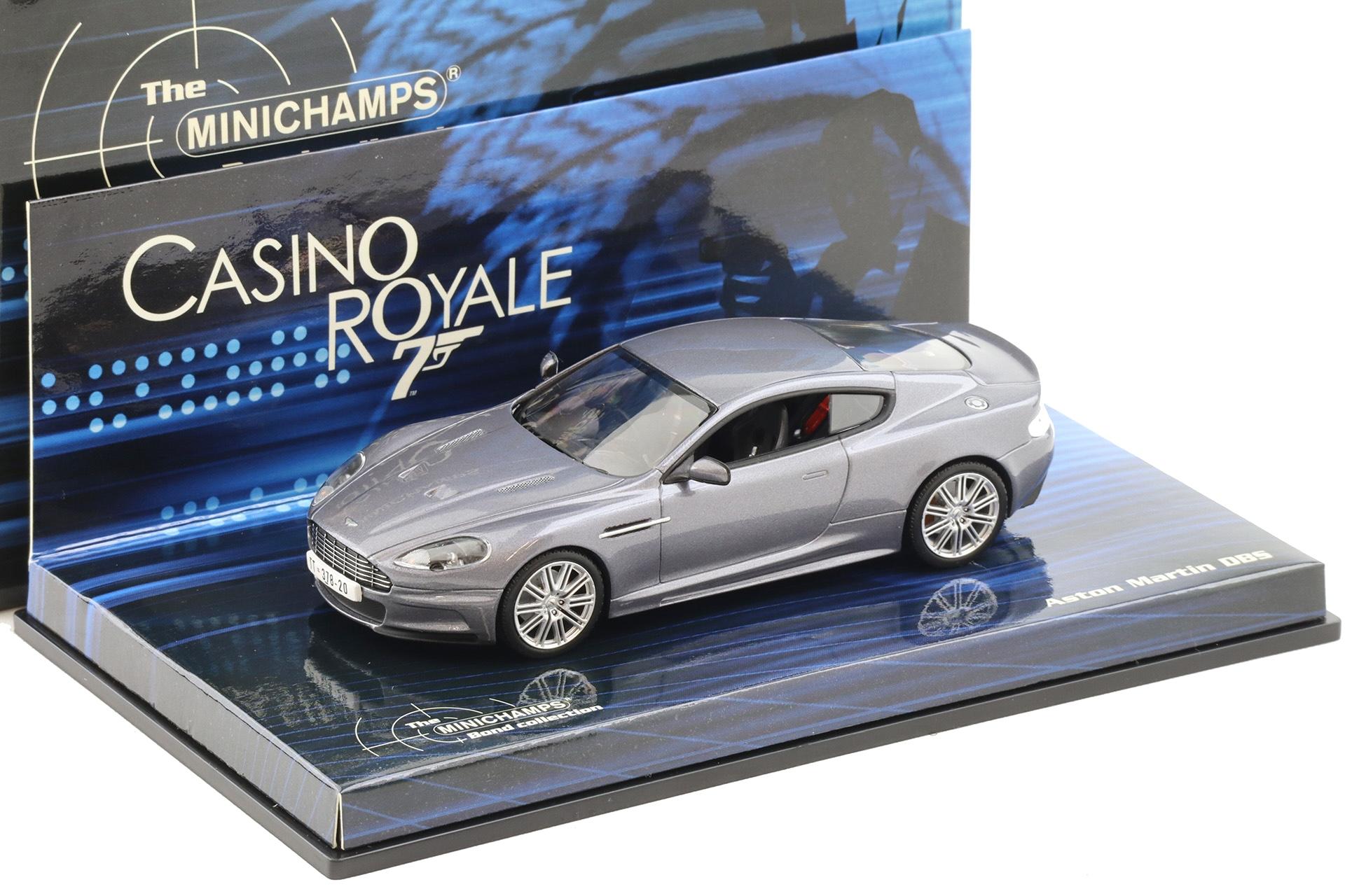 1:43 Minichamps Aston Martin DBS James Bond 007 Casino Royale grey metallic