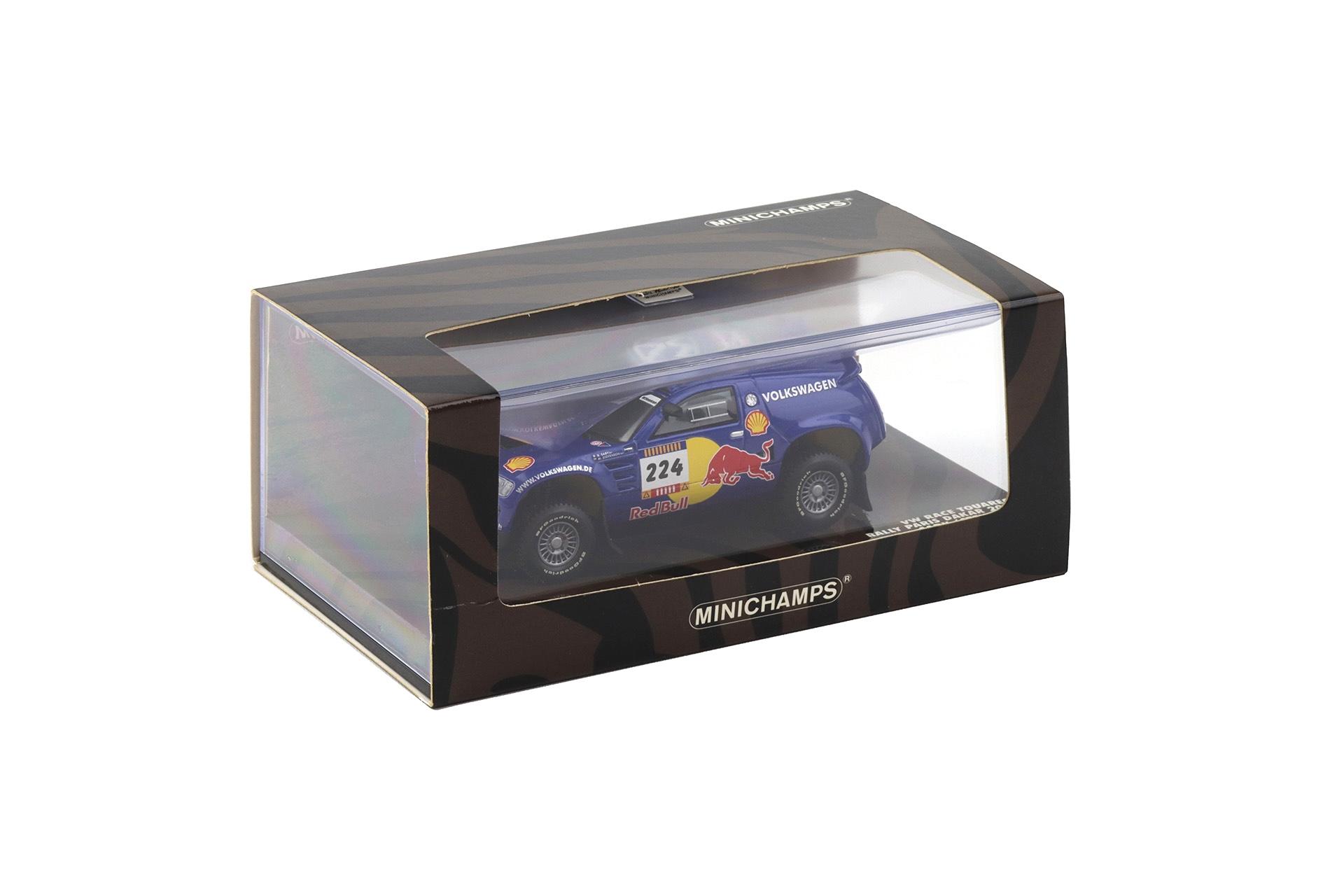 1:43 Minichamps VW Race Touareg Rally Paris Dakar 2004 Saby/ Stevenson #224